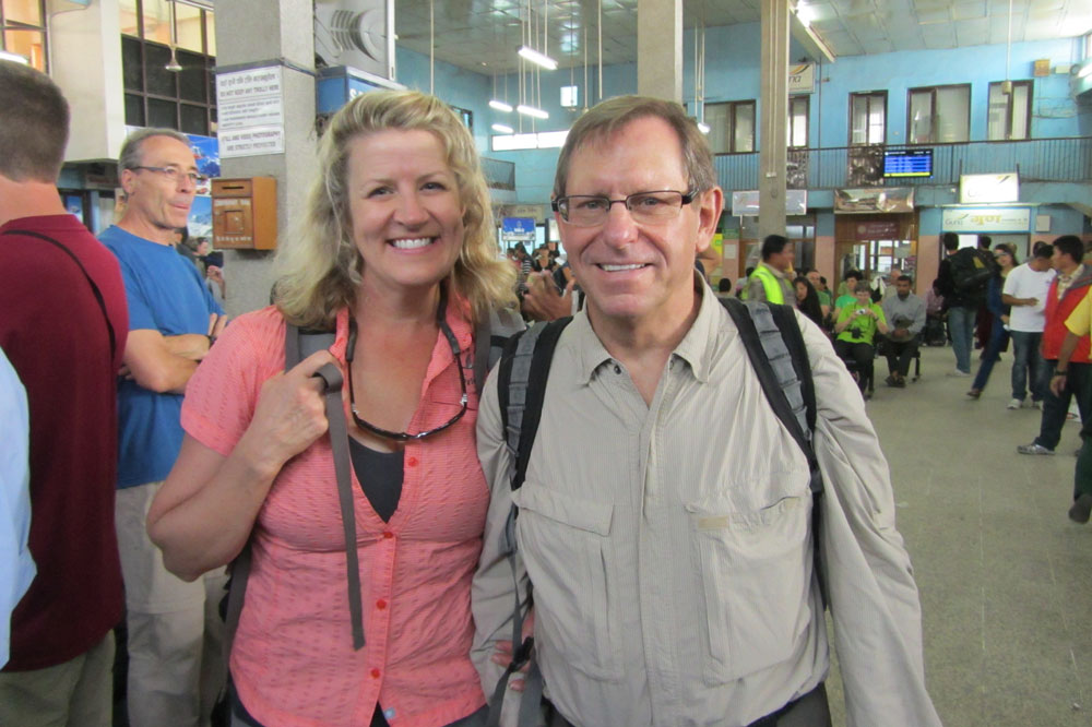 Dr. Crandall with his wife, Julie