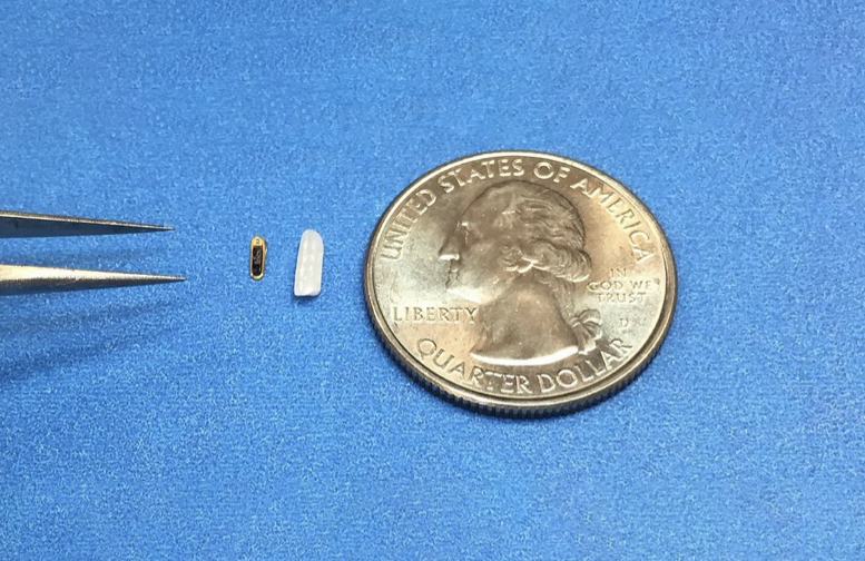 Injectsense implant, smaller than a grain of rice Source: Injectsense