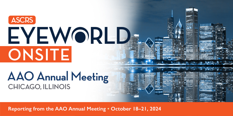 ASCRS/EyeWorld reports from the AAO Annual Meeting