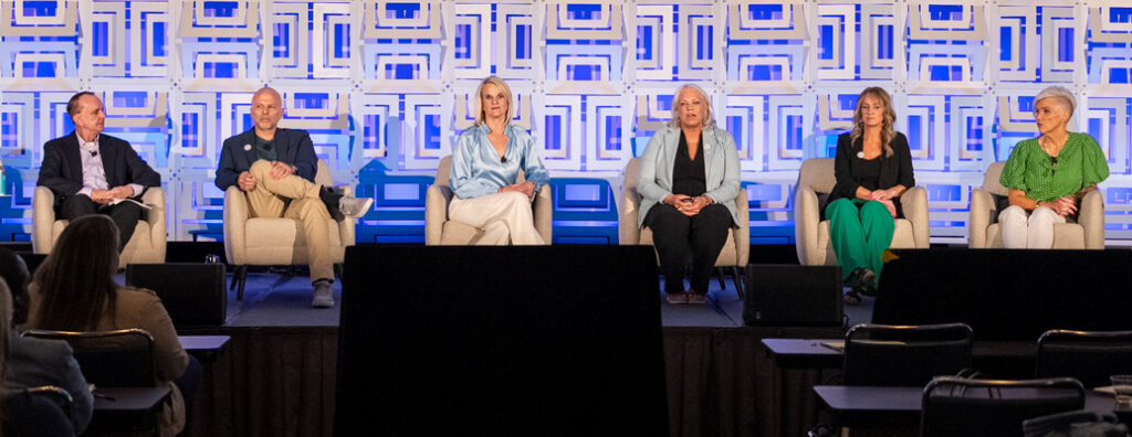 From left: Mr. Glatts, Mr. Piquet, Ms. Jacobs, Ms. Barkey, Ms. Flint, and Ms. Gantz at the Aii program at the 2025 ASOA Annual Meeting Source: ASCRS